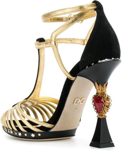 dolce gabbana bette sandalen mit design-absatz|Dolce & Gabbana Bette Sandalen Mit Design.